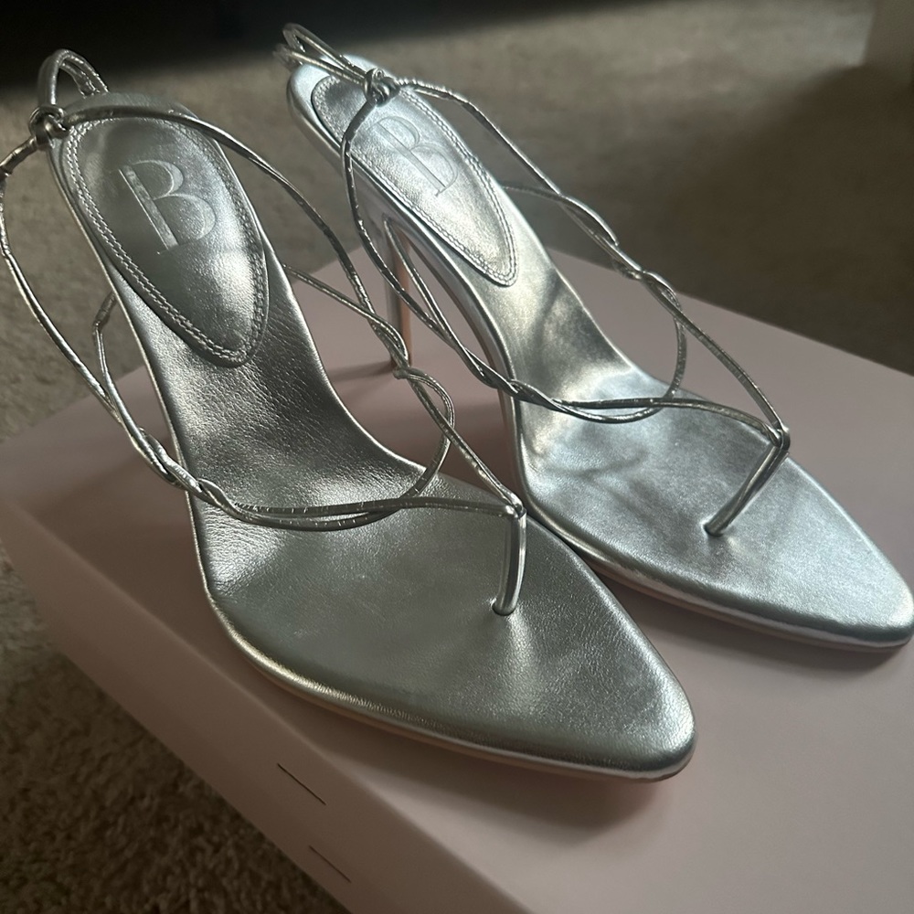 Bydose Mid Chrome Heels - Picture 2 of 6